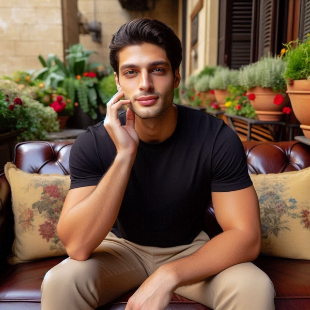 Transforma tu rostro en el de un galán en un entorno natural