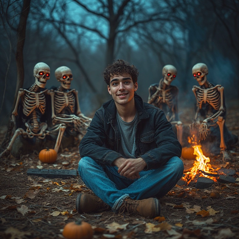 Sumérgete en una Espeluznante Fiesta de Halloween con Face Swap