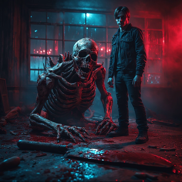 Transforma tu cara en una escena de horror espeluznante