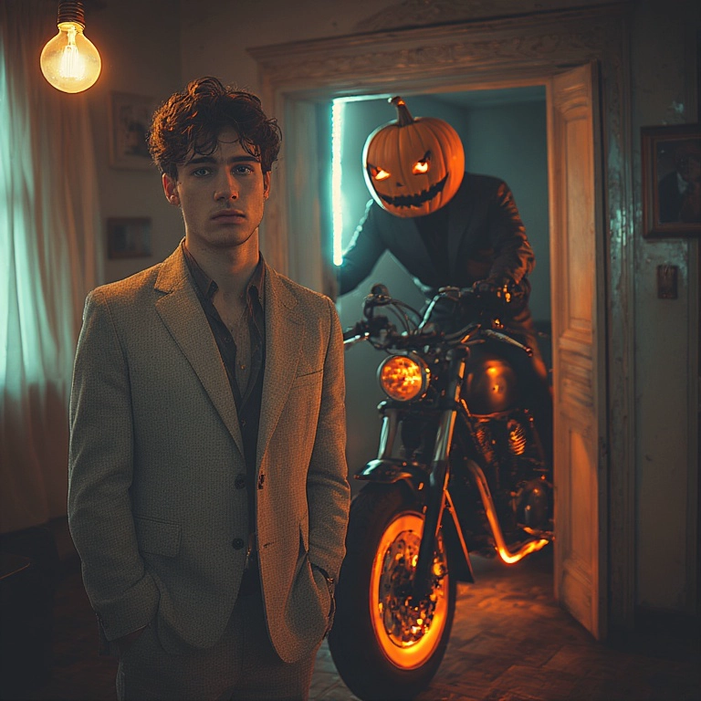 Transforma tu rostro en una escena mágica de misterio