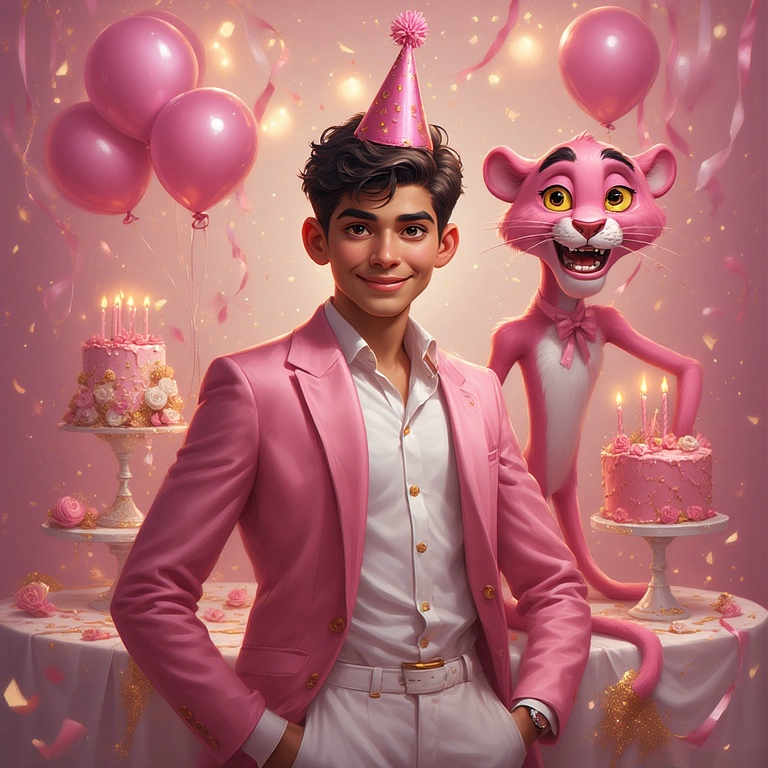 Celebra en rosa con un divertido intercambio de caras