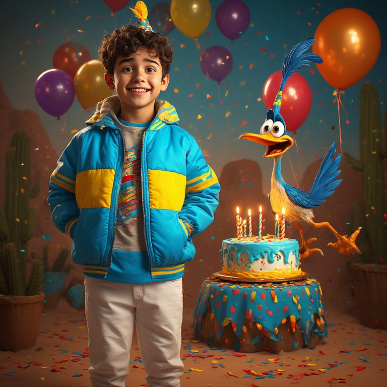 Celebra con Road Runner en una fiesta de cumpleaños única