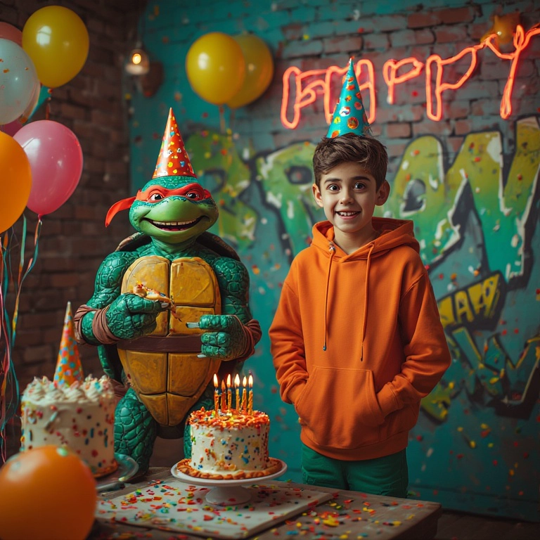 Celebra como un Ninja Turtle en una fiesta inolvidable