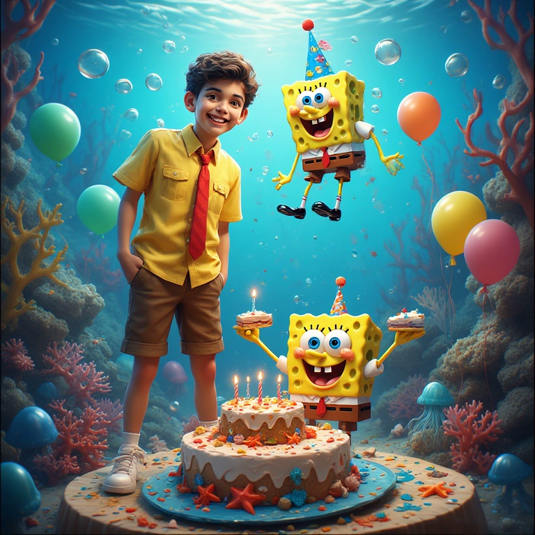 Sumérgete en una Fiesta de Cumpleaños con Bob Esponja