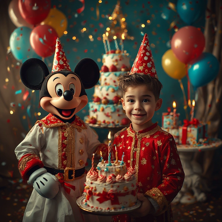 Transforma tu rostro en una fiesta mágica con Mickey Mouse