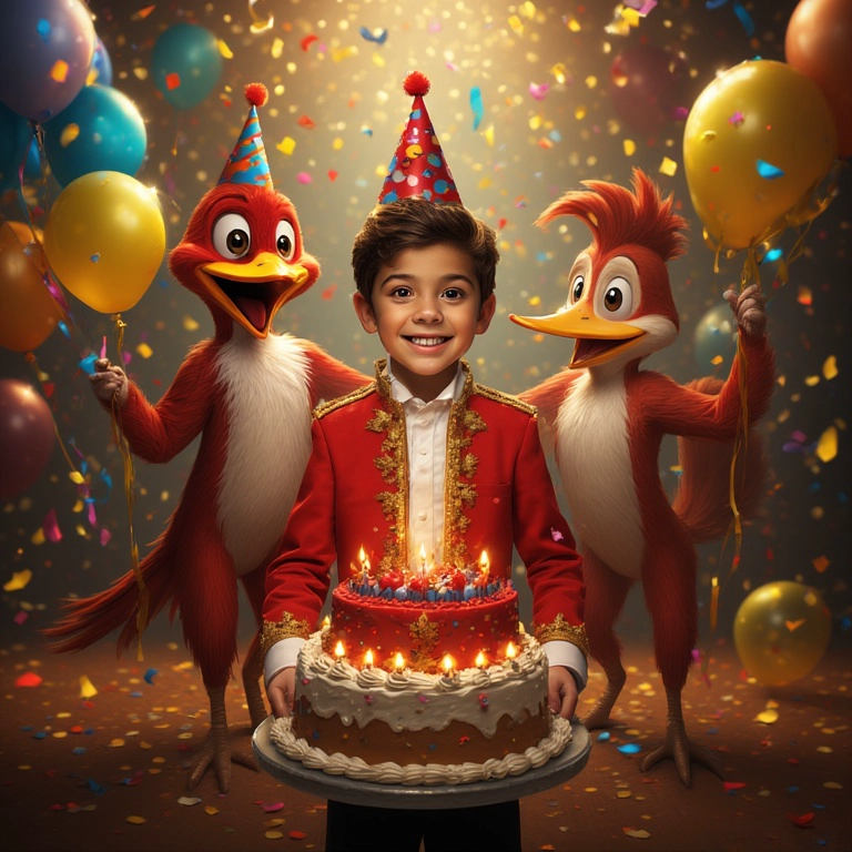 Celebra con un cambio de cara en una fiesta de cumpleaños vibrante