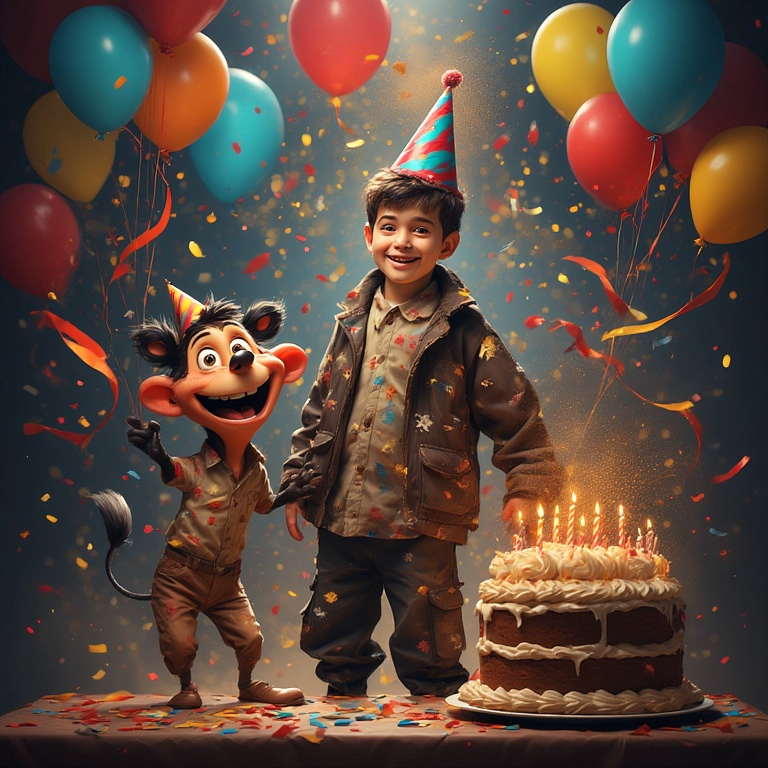 Celebra de manera única con nuestro divertido face-swap de cumpleaños