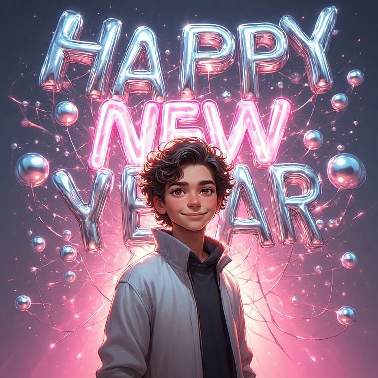 Cambia Tu Cara en Imágenes de Año Nuevo Festivas