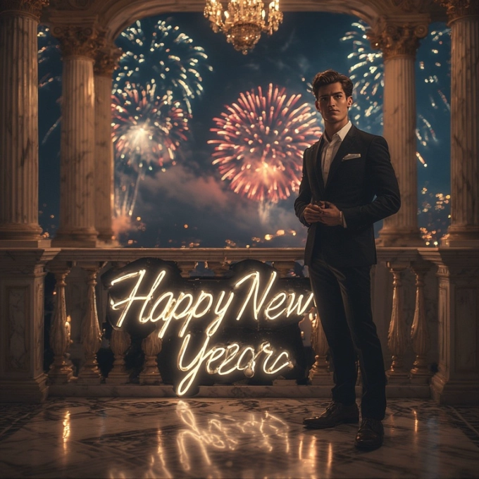 Cambia Tu Cara en Fotos de Celebración de Año Nuevo