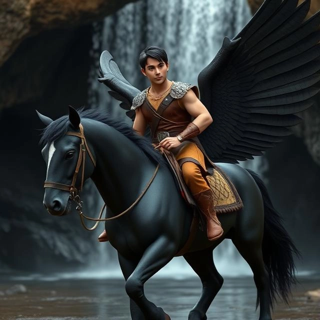 Transforma tu rostro en un legendario caballero alado con barba