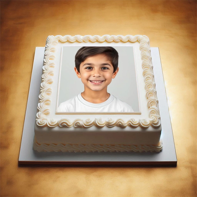 Realza tus fotos con un marco de pastel blanco elegante