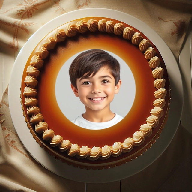 Enmarca tus fotos con un pastel caramelizado y elegante