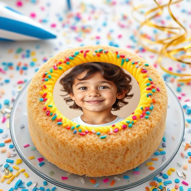 Enmarca tus fotos con un alegre pastel amarillo festivo