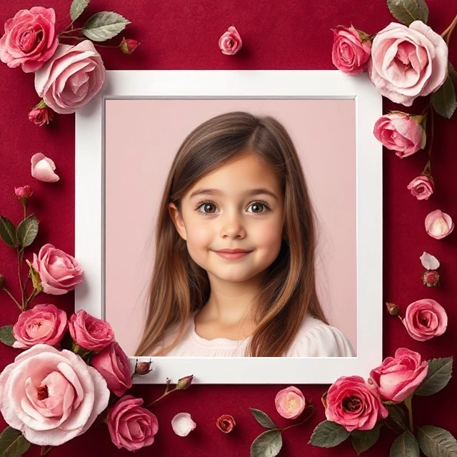 Enmarca tus fotos con rosas para recuerdos inolvidables