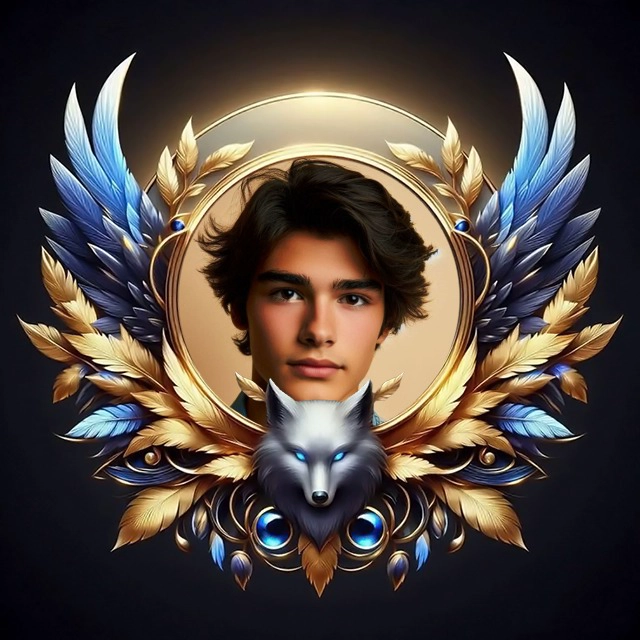 Añade tu foto a un marco de diseño circular majestuoso