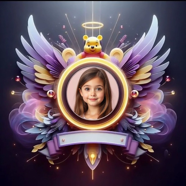 Enmarca tus fotos con Pooh, alas de ángel y colores pastel