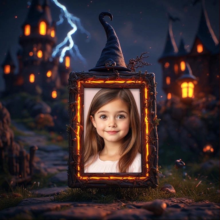 Encanta tus fotos con un marco mágico y misterioso