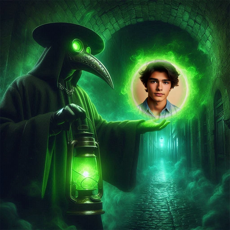 Transforma tus fotos con un portal misterioso y un doctor de la peste