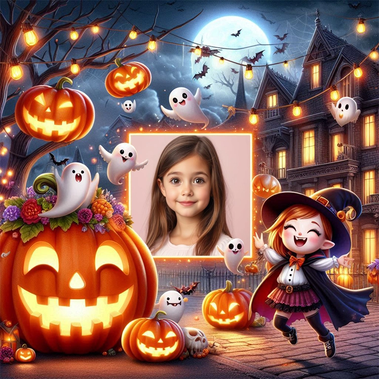Viste tus fotos con magia de Halloween en marcos encantados