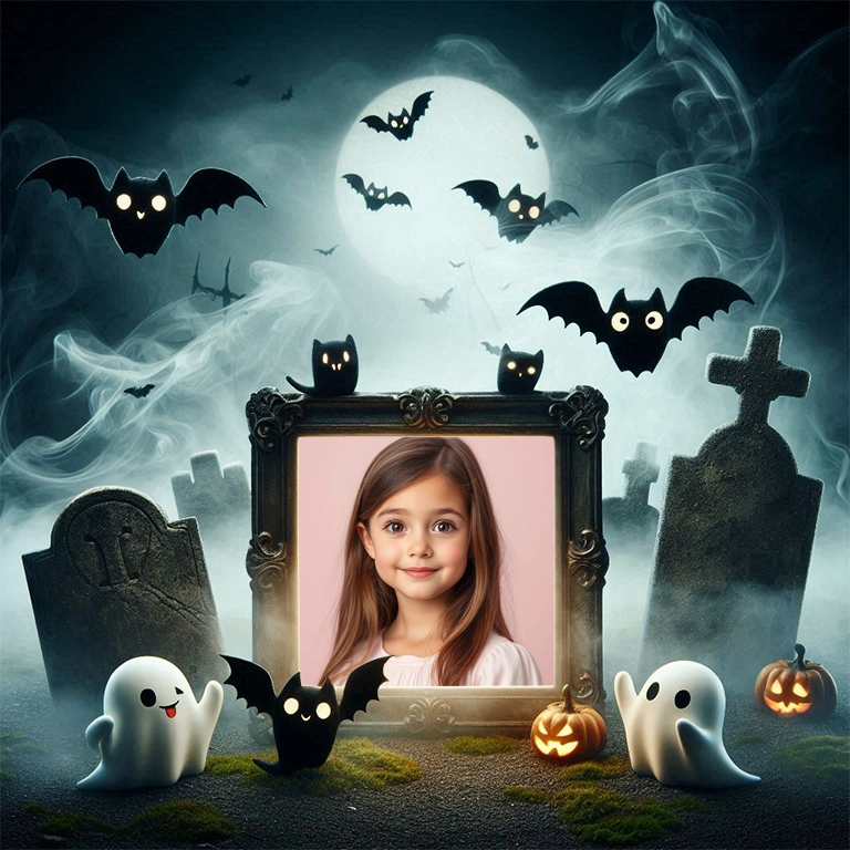 Embellece tus fotos con un marco encantado de Halloween