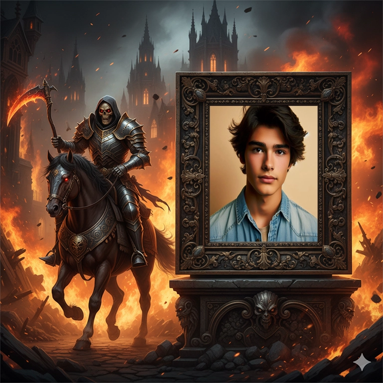 Convierte tus fotos en épicas obras góticas con el Jinete Oscuro