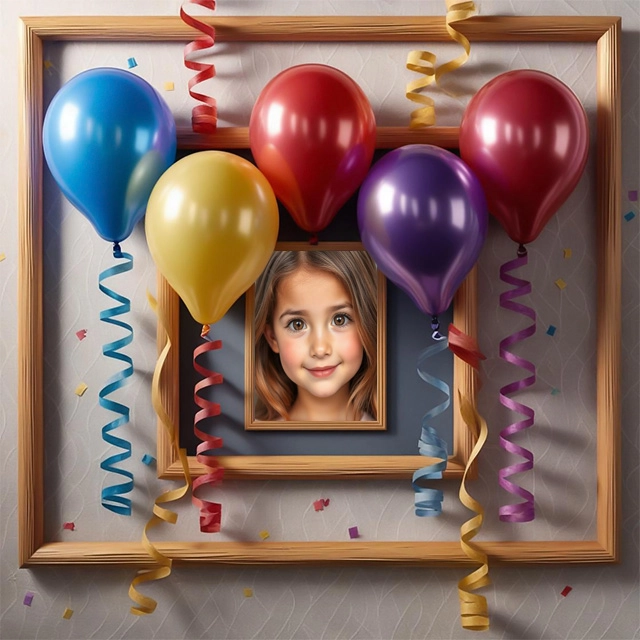 Captura Momentos Especiales con un Marco Colorido y Alegre