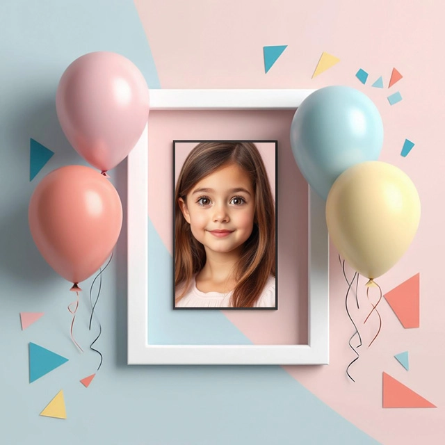 Dale vida a tus recuerdos con un marco de ensueño pastel