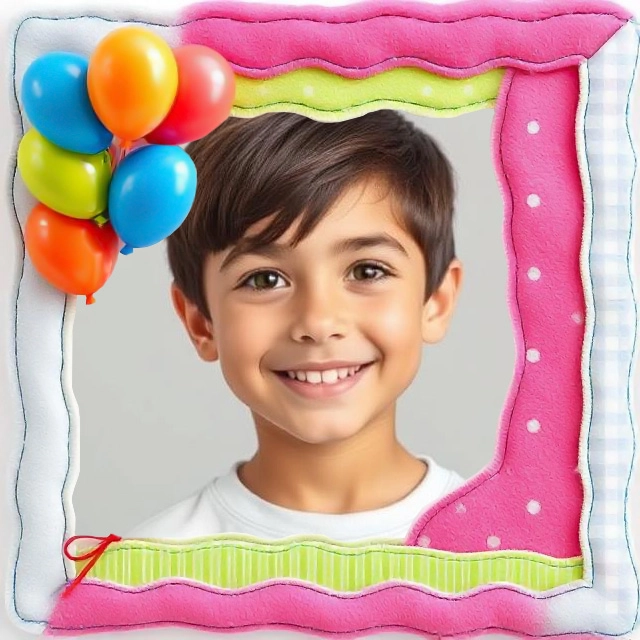 Da vida a tus fotos con un marco colorido y divertido