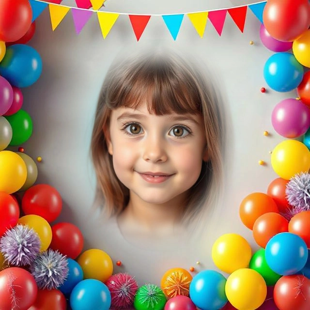 Transforma tus fotos con marcos festivos y coloridos