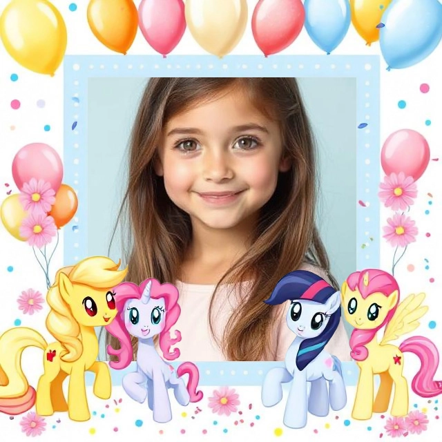 Captura la magia con un marco lleno de color y fantasía