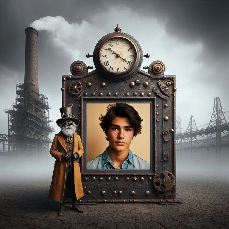 Enmarca tus recuerdos con un toque steampunk único y aventurero