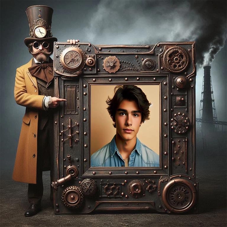 Enmarca tus recuerdos en un mundo steampunk lleno de magia