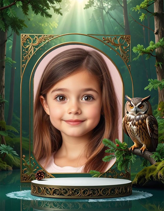 Captura la Magia del Bosque con Nuestro Marco Encantado