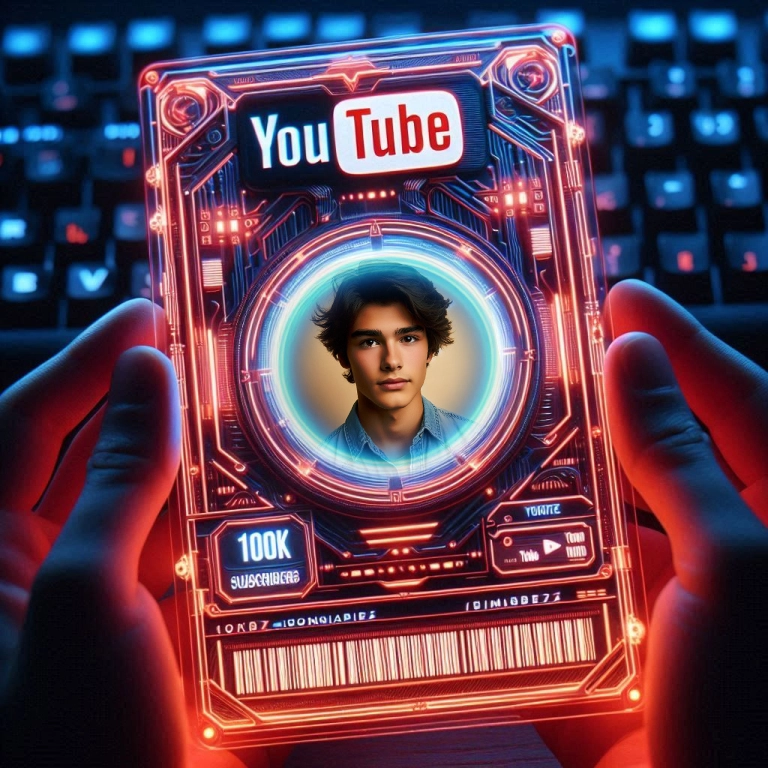 Da un toque neon a tus fotos con un marco temático de YouTube