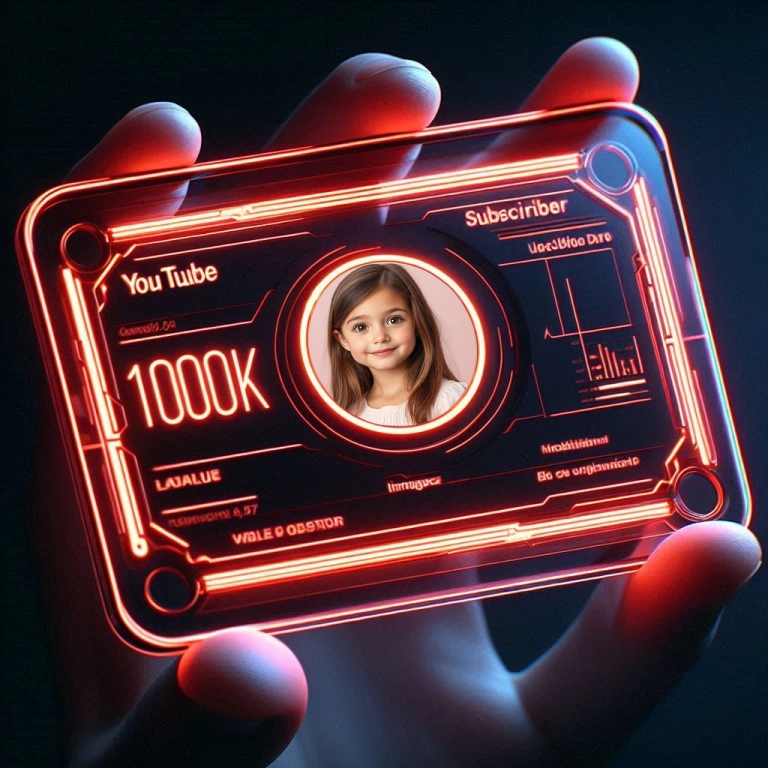 Enmarca tus fotos con un diseño vibrante de YouTube rojo