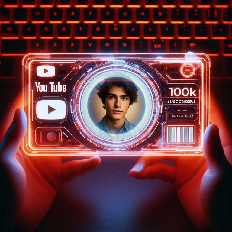 Celebra tus 100K suscriptores con un marco personalizado de YouTube