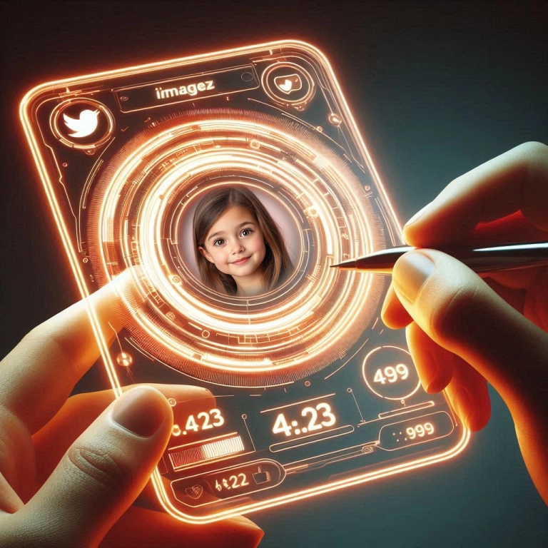 Personaliza tus fotos con un marco futurista y dinámico