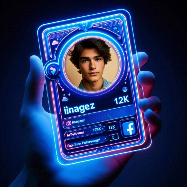 Lleva tus fotos al siguiente nivel con un marco digital azul vibrante