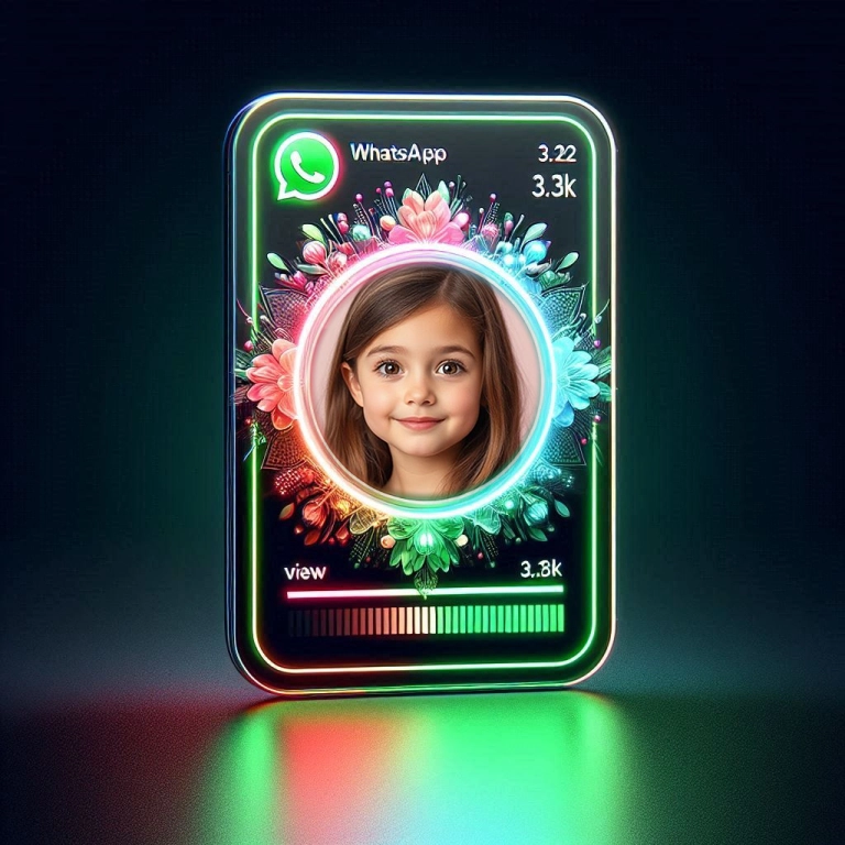 Transforma tus fotos con un marco WhatsApp lleno de magia y color