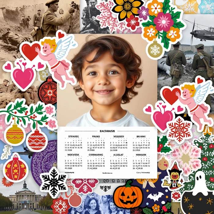 Personaliza tus fotos con un marco festivo y temático 2026