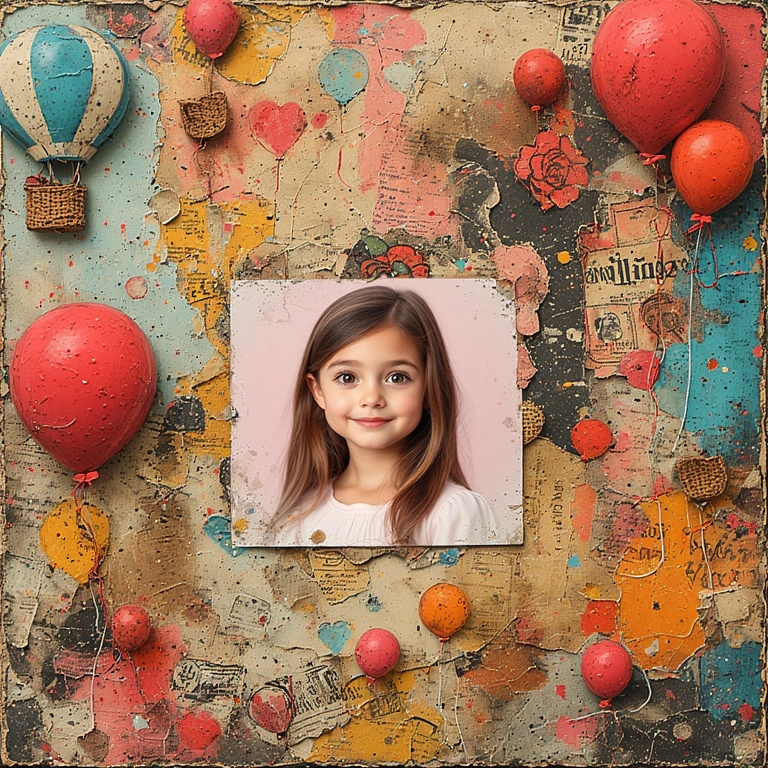 Transform Your Photos with Vibrant Balloon Collage Frames