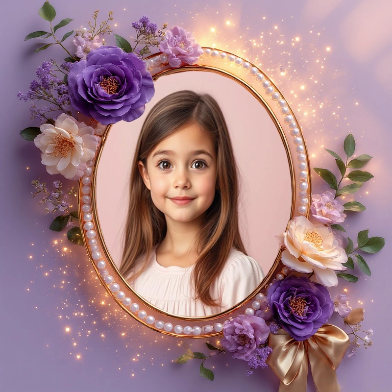 Transforma tus recuerdos con un marco ovalado de ensueño