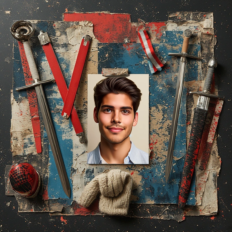 Inmortaliza tus momentos de esgrima con un marco único y audaz