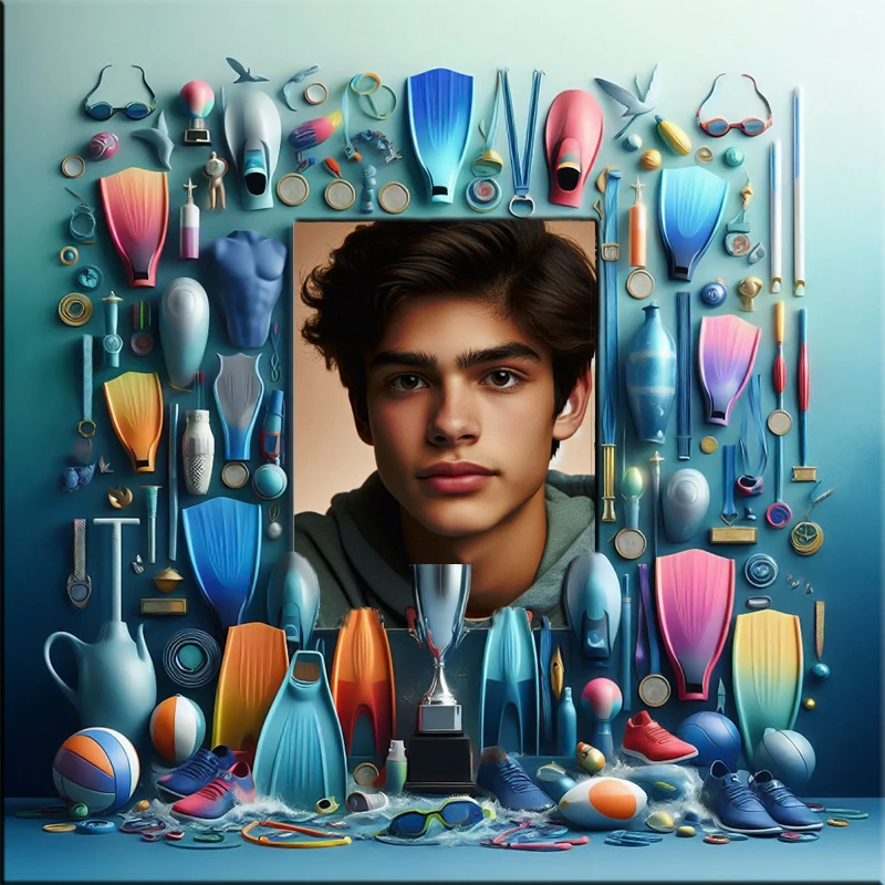 Sumérgete en Recuerdos con Nuestro Marco de Fotos Acuático