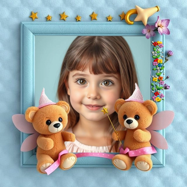 Enmarca tus recuerdos con ositos de hadas y estrellas mágicas