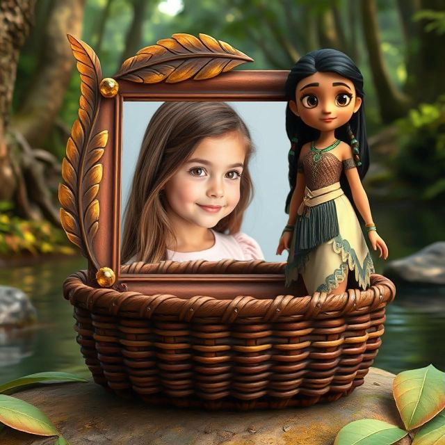 Captura la Magia en un Marco Junto a la Princesa del Bosque