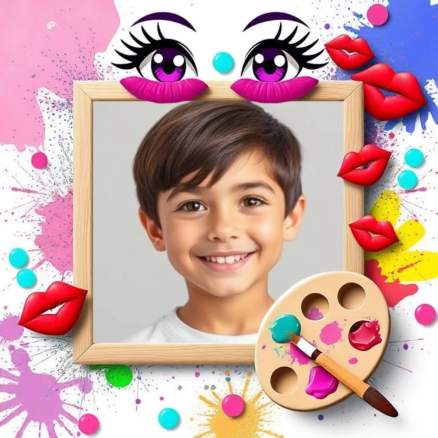 Dale vida a tus fotos con un marco artístico y lleno de color