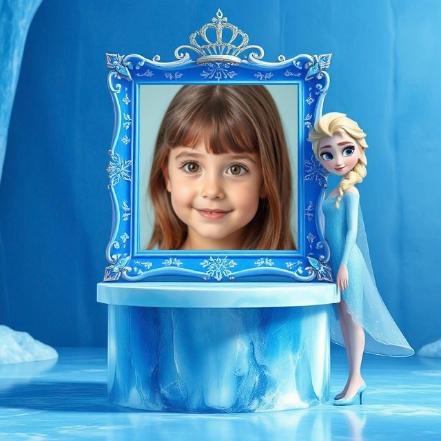 Transforma tus fotos en recuerdos reales con Elsa y un marco helado