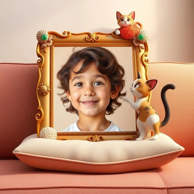 Enmarca tus recuerdos con elegancia y un toque felino