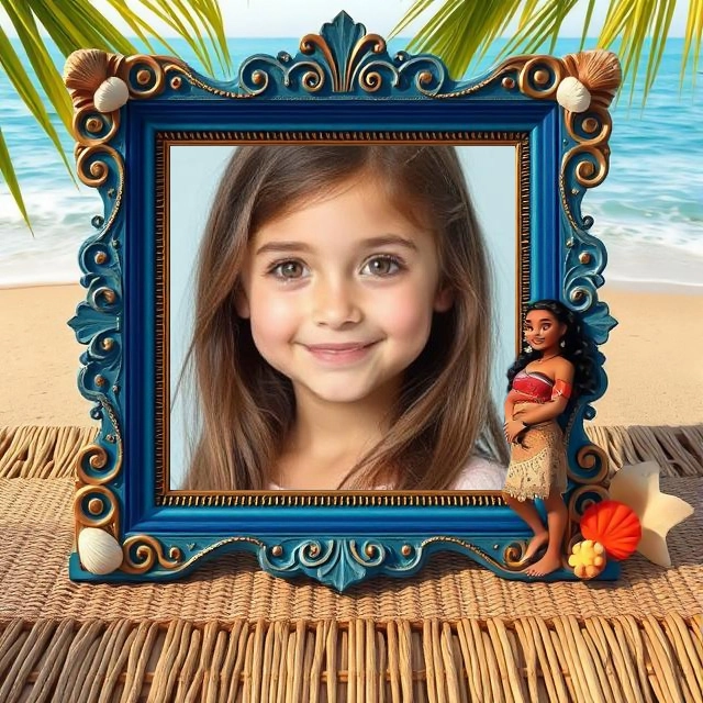 Enmarca tus recuerdos con Moana y un toque tropical